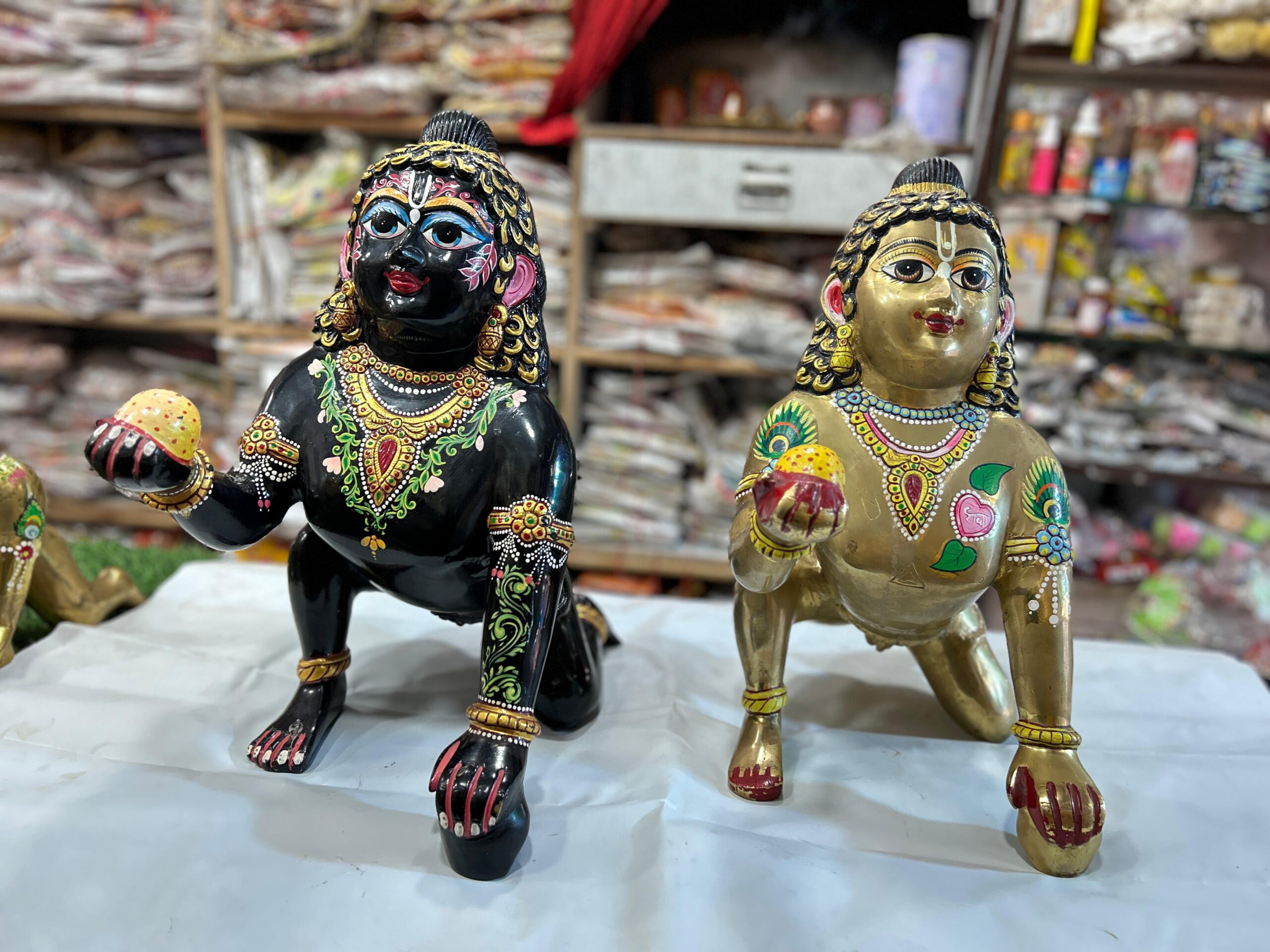 brass laddu gopal ji